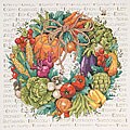 Vegetable Wreath Counted Cross Stitch Kit