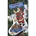 'Checking His List' Counted Cross Stitch Stocking Kit