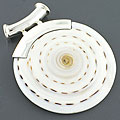 Gorgeous Shiva Shell Silver Pendant (Indonesia)