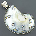 Sterling Silver Ocean Shell Pendant (Indonesia)