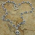 Sterling Silver 'Fleur De Lis' Necklace (Indonesia)