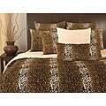 Microplush Cheetah Print Queen-size 3-piece Comforter Set