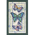 Dimensions Butterfly Trio Stamped Cross Stitch Kit