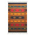 Mexican 'Tequila Sunrise' Zapotec Wool Rug (4' x 6')