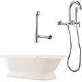 Capri Oval Tub with Plinth and Wallmount Faucet Package