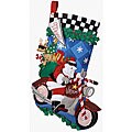 More resources for felt crafts 'Cruising Santa' Stocking Felt Applique Kit