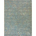 Machine-made Amber Blue/ Gold Rug (5'2 x 7'7)