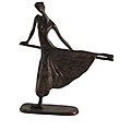 Ballerina Leg on Barre Cast Bronze Sculpture