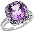 Sterling Silver Genuine Amethyst Ring