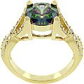 Kate Bisset 14k Yellow Gold Bonded Mystique CZ Ring