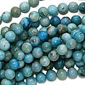 Turquoise 6 mm Jasper Round Beads (15.5-inch Strand)