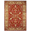 Hand-tufted Dina Red Persian Wool Rug (5' x 8')