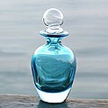 Murano Glass 'Turquoise Sky' Decanter (Brazil)