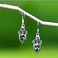 Peridot 'Crown Princess' Earrings (Indonesia)