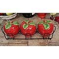 Free handy facts on black Wrought iron dining chairs Loren Products 3-piece Apple Canister Set