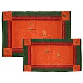 pumpkin hookah set up Free Interrelated Knowledgebase Pumpkin Duo 2-piece Cotton Jacquard Rug Set