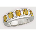 Michael Valitutti 14k Gold Tourmaline/ Diamond Ring (G-H, VS)