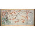 Birds of Longevity Silk Screen (China)