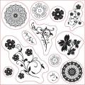 Fiskars Li'l Davis Freshly Picked Clear Rubber Stamps (Set of 12)