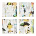 Judy Paul 'Let It Be I IV V VI' 4-piece Canvas Art Set