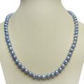 Blue Freshwater Pearl 18-inch Strand (6.5-7 mm)