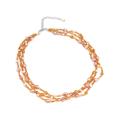 Handmade Caramel Pearl Necklace (India)