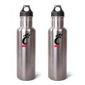 Cincinnati Bearcats 27-oz Stainless Steel Water Bottles (Pack of 2)