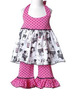 Sophia's Style Infant Girl's Pink Boutique Outfit