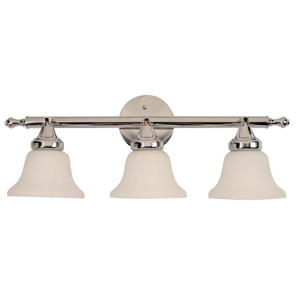 Chrome Finish 3-light Vanity Fixture