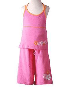 Mish Mish Girl's Pink and Orange 2-piece Outfit