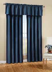 Solid Color Tailored Peach Skin Window Curtain Valance