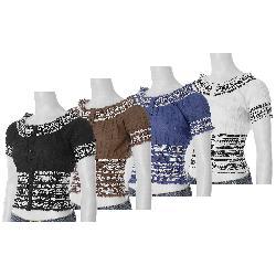 Cute Options Junior's Smocked Peasant Blouse