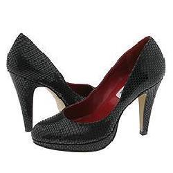 Steve Madden Bogarrt Black Snake Pumps/Heels