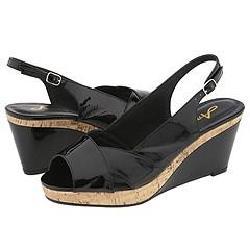 Annie Savvy Black Patent Sandals
