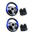 2 in 1 Racing Wheel for Playstation 2 - 2 Pack