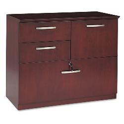 Creative Corsica 4-Drawer Veneer File Cabinet - Cherry