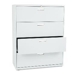 HON 600 Series 42-inch Wide 4-drawer Lateral File Cabinet