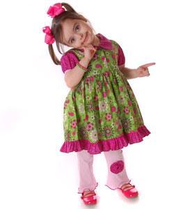 Sophia's Style Girl's Boutique Floral Outfit 