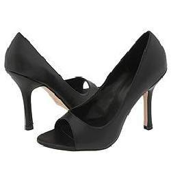 rsvp Willow Black Leather Pumps/Heels