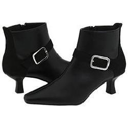 Bouquets Ada Black Smooth/Black Suede Boots