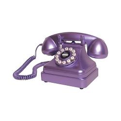 Crosley CR62-PR Purple Corded Kettle Classic Desk Phone