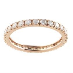 14k Rose Gold 1ct TDW Diamond Eternity Band (H-I, I2-I3)