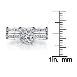 18k White Gold 1 2/5ct TDW Diamond Bridal Ring Set (H-I, SI1-SI3)