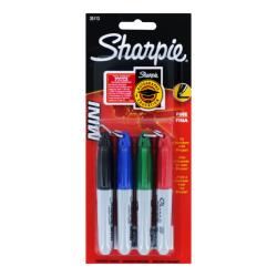 Sharpie Mini Fine Point Permanent Markers (Pack of 4)