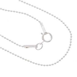 Sterling Silver 18-inch Ball Chain Necklaces (0.8 mm) (Pack of 2)