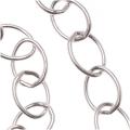 Sterling Silver 7.5-inch Fancy Link Charm Bracelets (Pack of 2)