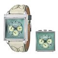Asics Men's Mint Green Dial Chronograph Watch