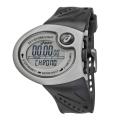 Asics Men's 'Active Running' Resin Case Black Rubber Strap Watch