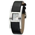 Joy Women's Cuadrods Black Leather Watch