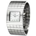 Joy Women's Cuadrods Stainless Steel Cuff Quartz Watch